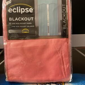 Eclipse Blackout Coral Curtain Set